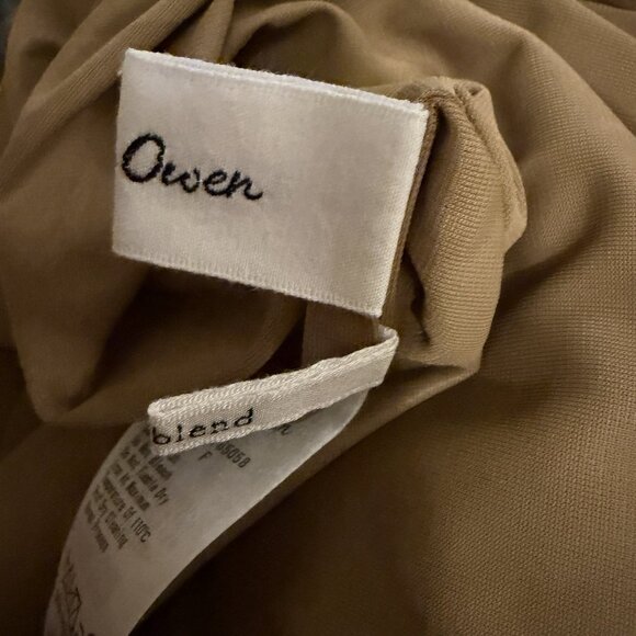 Mila Owen Japanese Fashion Womens Brown Wool Blend Size F US L Large Boxy Dress - Picture 8 of 9